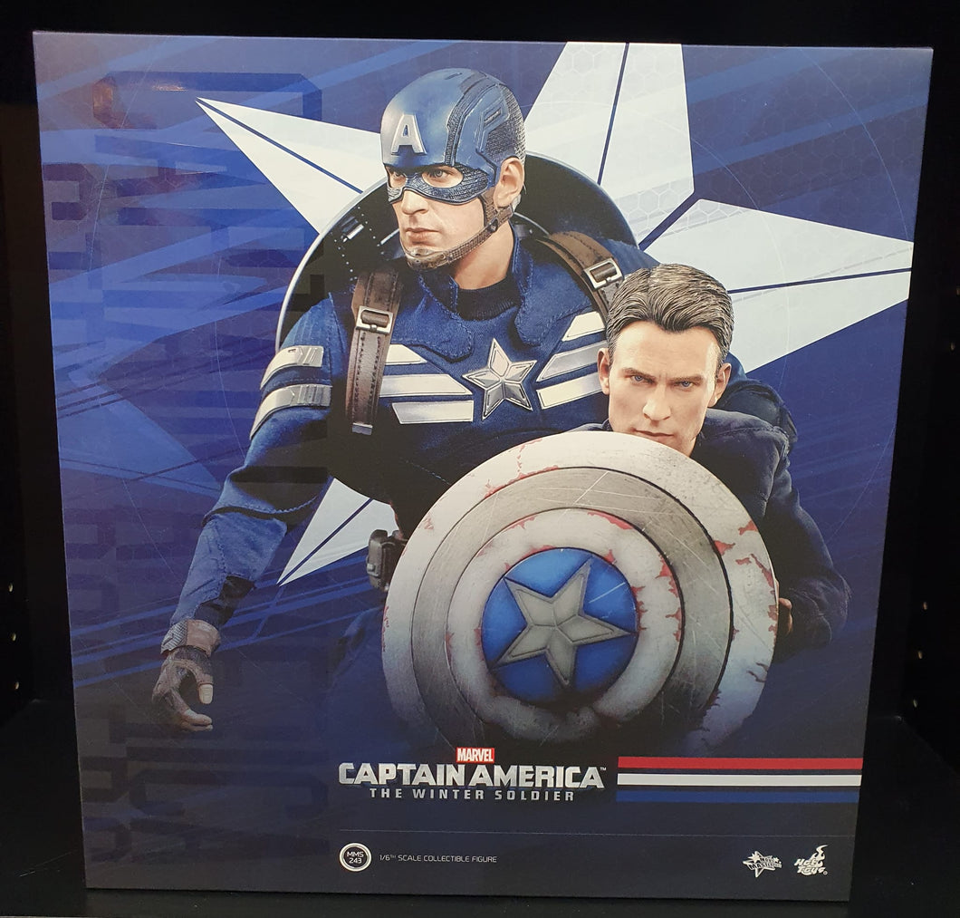 Hot Toys Captain America the winter Soldier 1/6 scale figures 12 inches tall