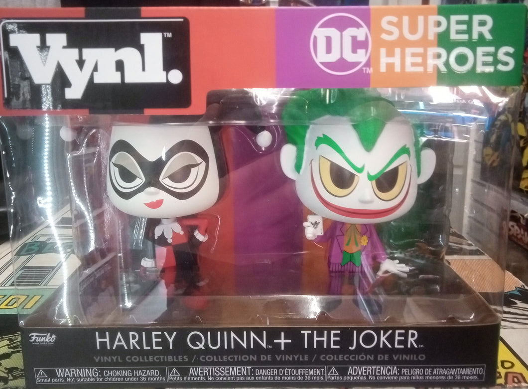 Harley Quinn and The Joker Vynl set