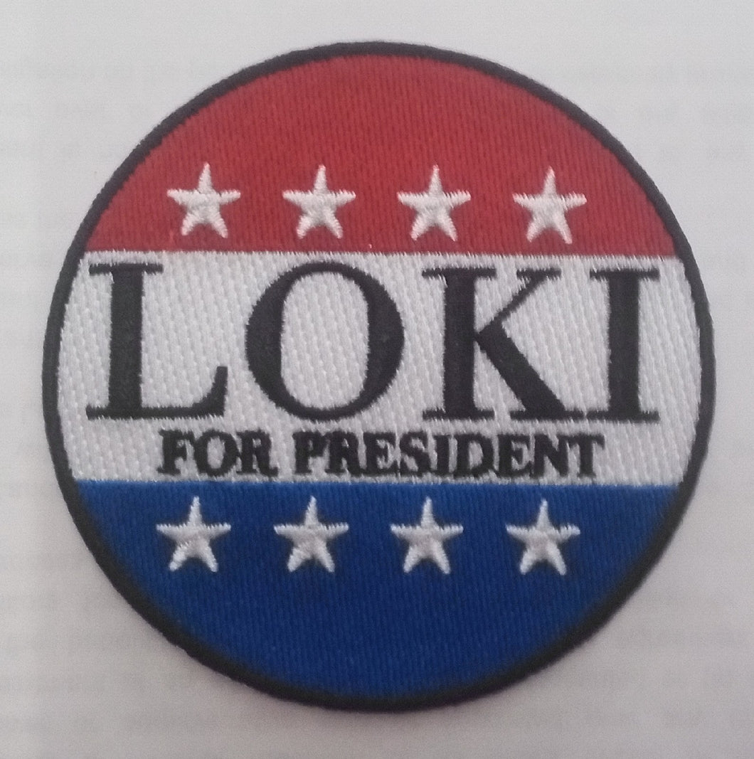 LOKI FOR PRESIDENT Sew on patch